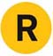 NYC Subway R line icon
