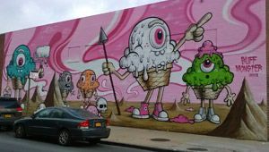 street art mural in williamsburg brooklyn