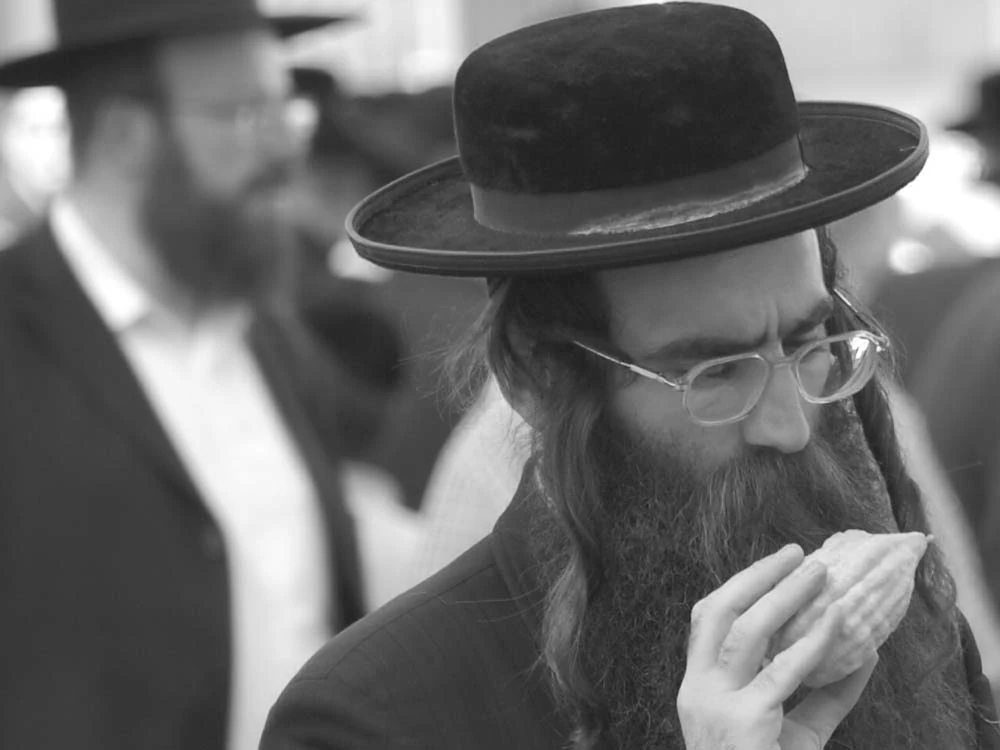 Closeup of Jewish man