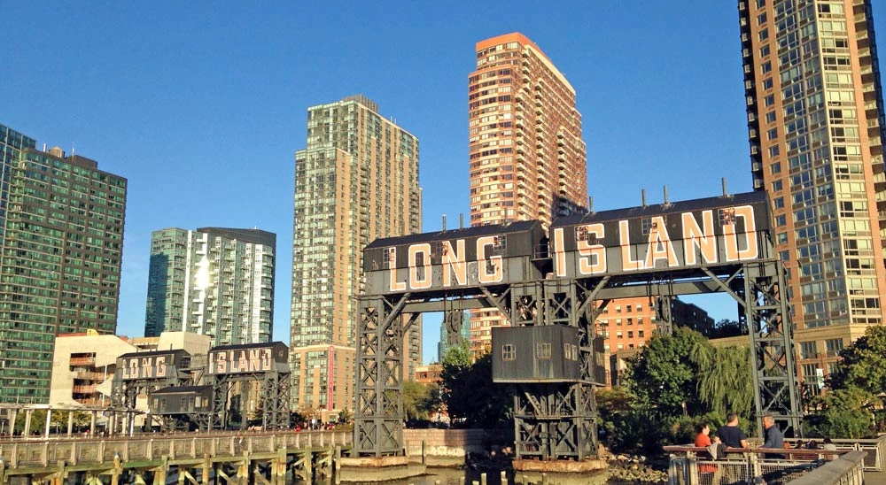 Long island City waterfront view